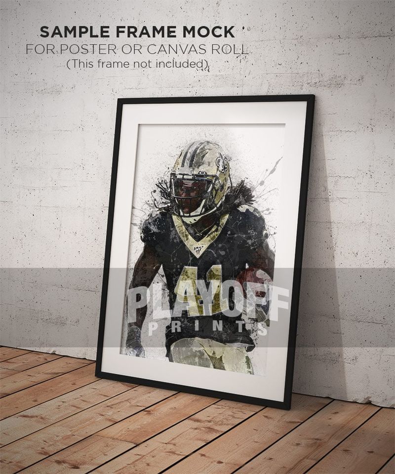 Alvin Kamara Poster, New Orleans Saints