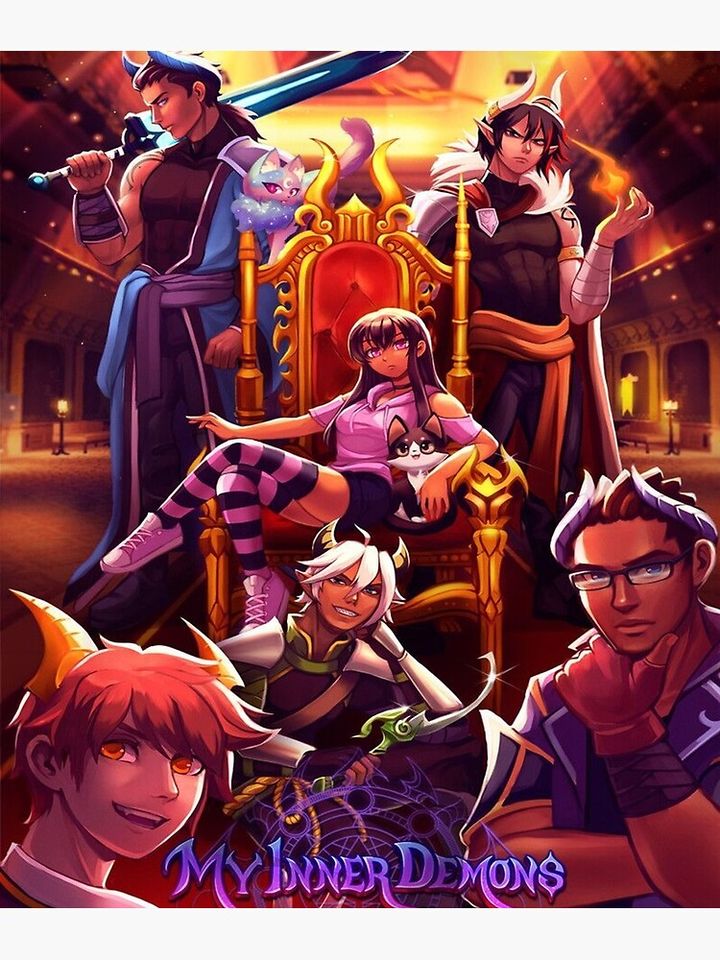 Aphmau My Inner Demons 1 Premium Matte Vertical Poster