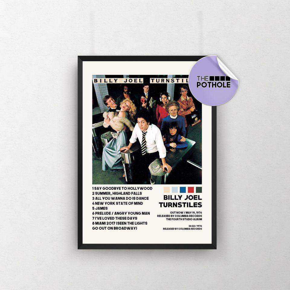 Billy Joel Posters, Turnstiles Poster