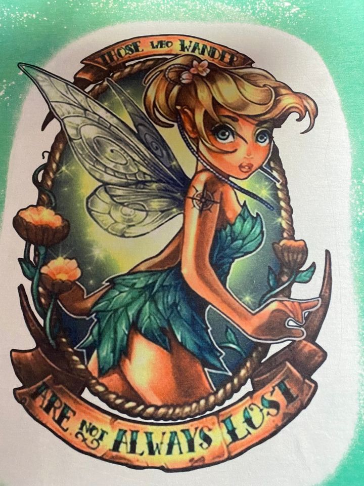 Tinker Bell - Inspired- Those who wander are not always lost 3D Shirt