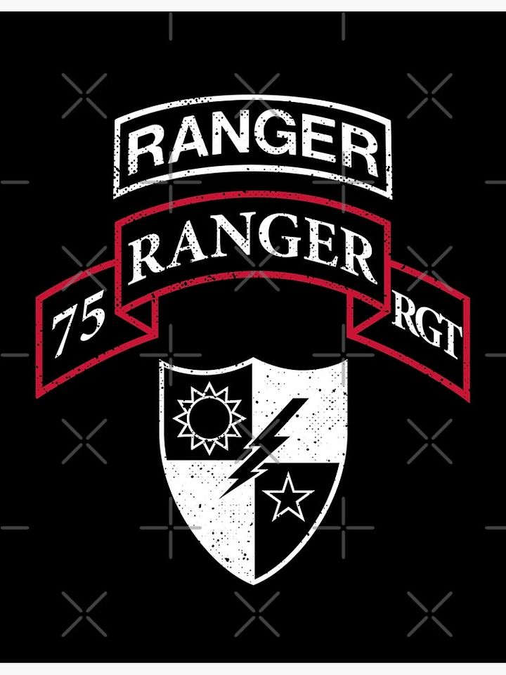 75th Ranger Regiment Sua Sponte Premium Matte Vertical Poster