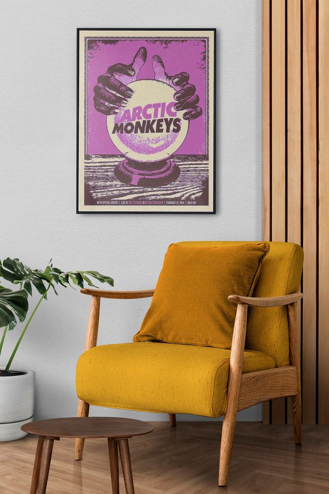Arctic Monkeys Poster,Arctic Monkeys Retro Poster