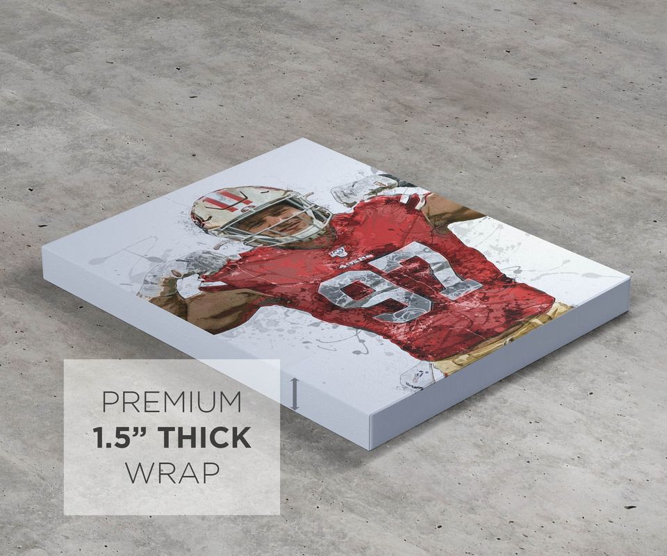 Nick Bosa Poster, San Francisco 49ers