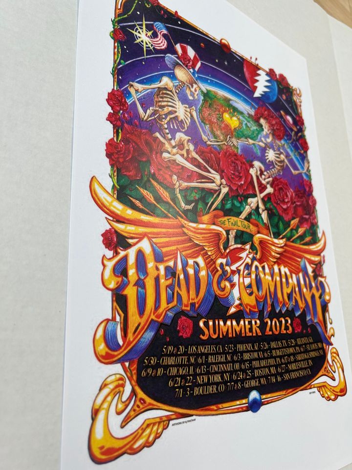 Grateful Dead And Company 2023 Final Tour Poster