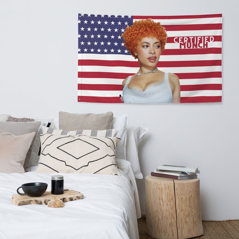 Ice Spice Certified Munch American Tapestry