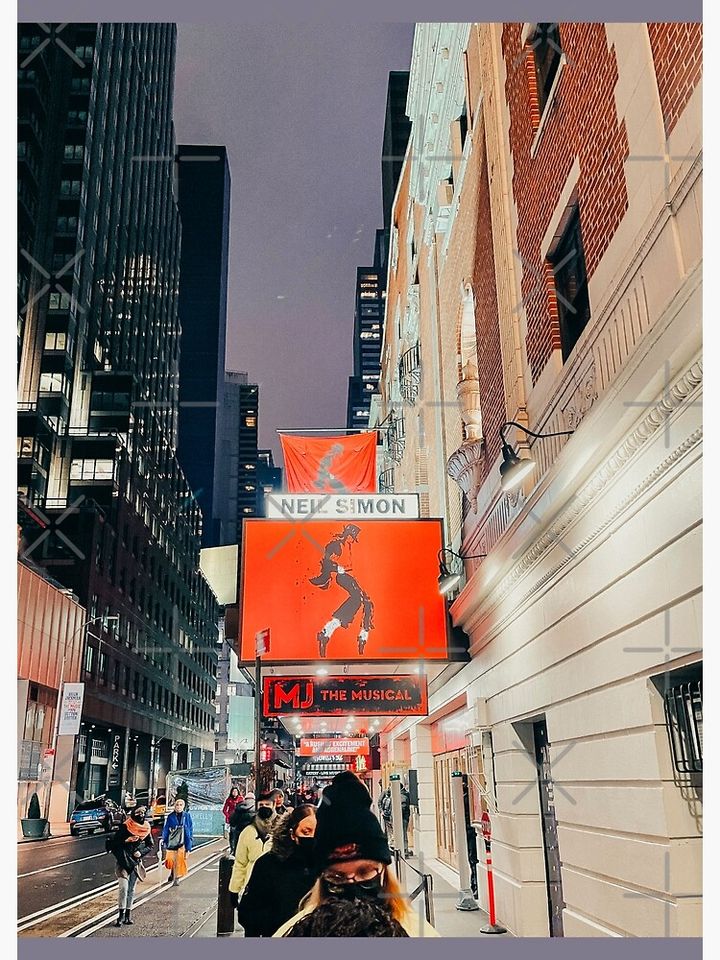 mj marquee broadway summer edition Premium Matte Vertical Poster