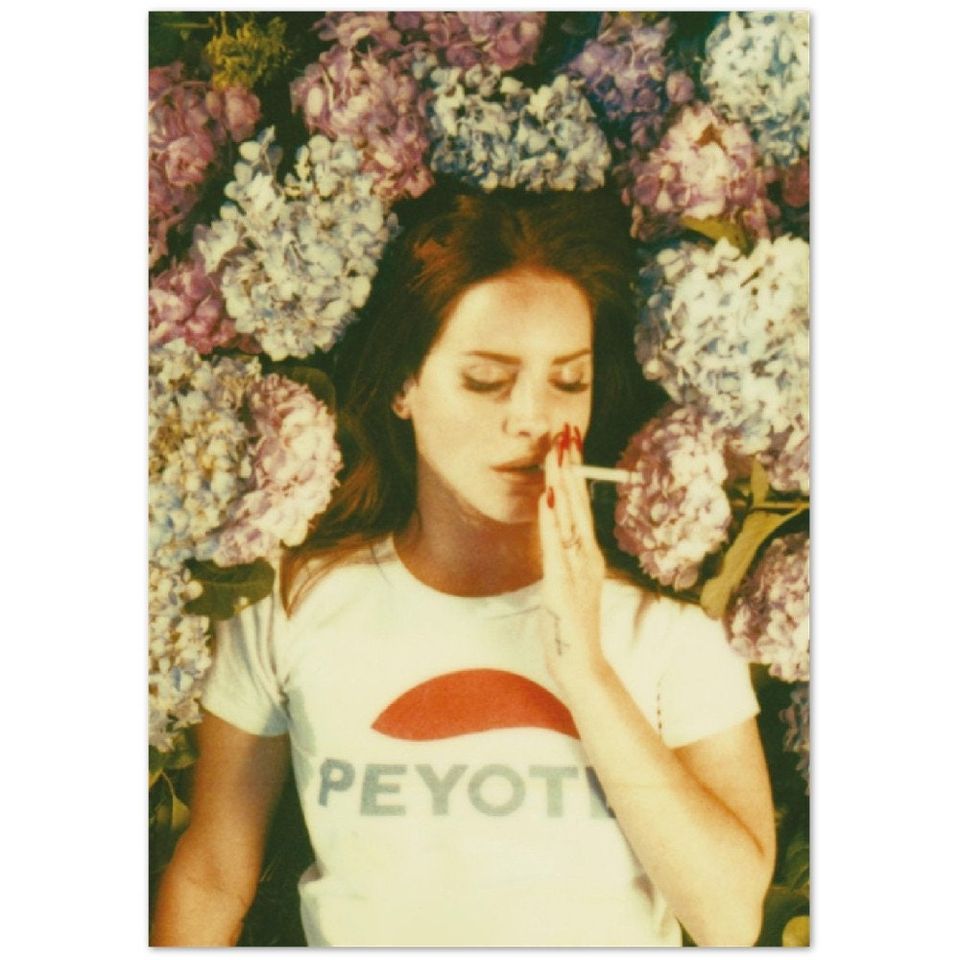Vintage Lana Del Rey Poster - Retro Style - Modern Gift For Her