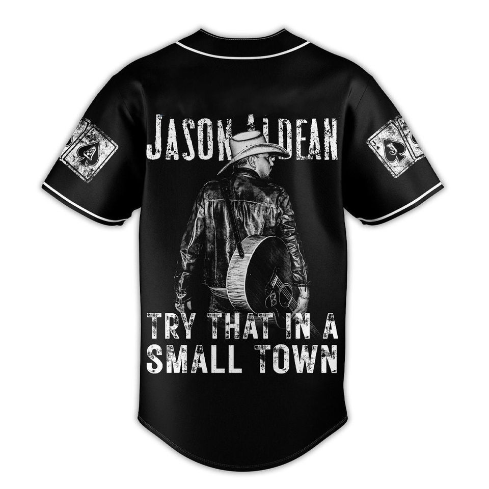Jason Aldean Try That In A Small Town Baseball Jersey