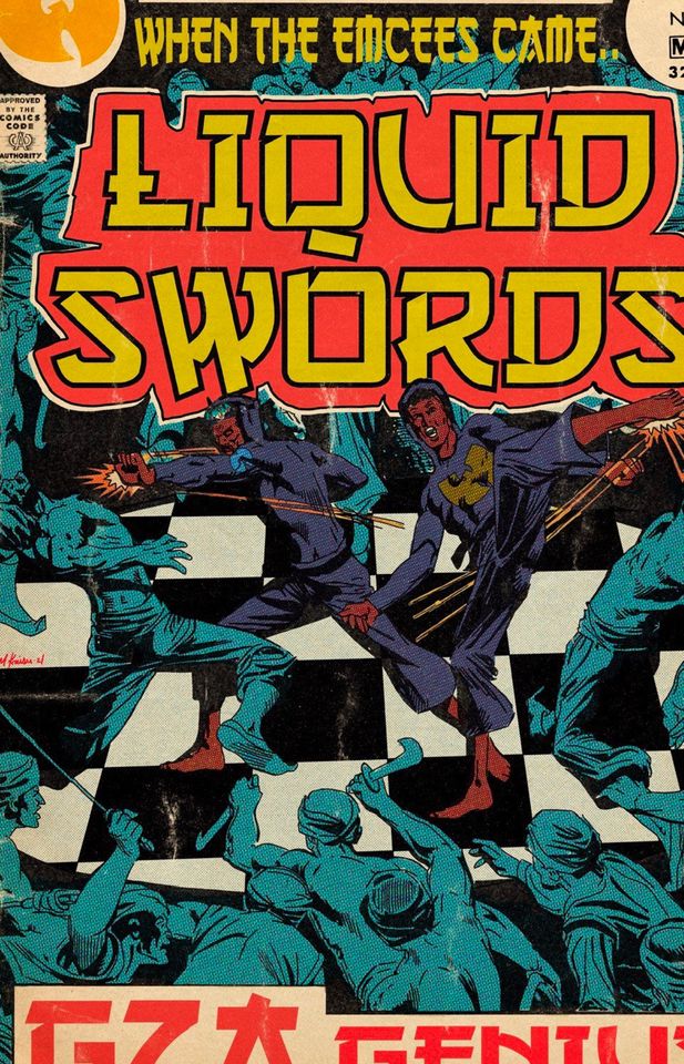 Liquid Swords - Hip Hop Comics Art Premium Matte Vertical Posters