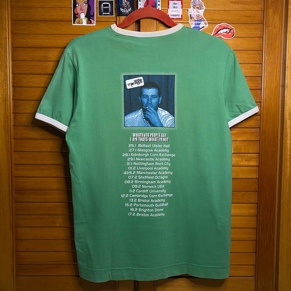 Vintage Arctic Monkeys 2006 UK Tour Ringer Tshirt