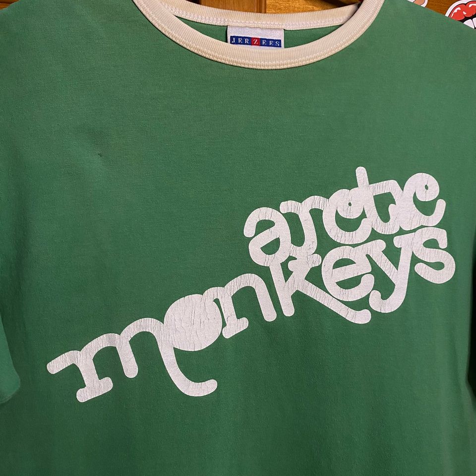 Vintage Arctic Monkeys 2006 UK Tour Ringer Tshirt