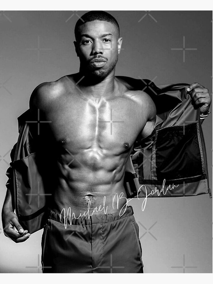 Michael B Jordan Premium Matte Vertical Poster
