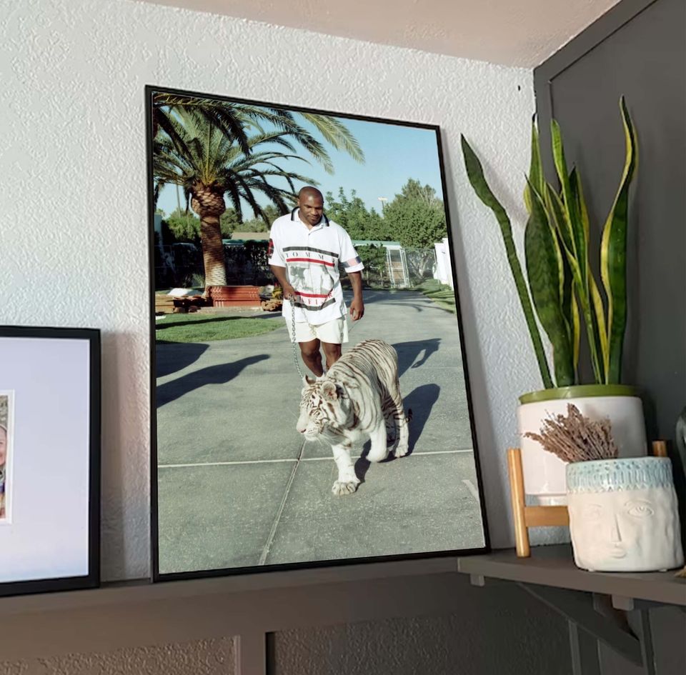 Mike Tyson Tiger Poster