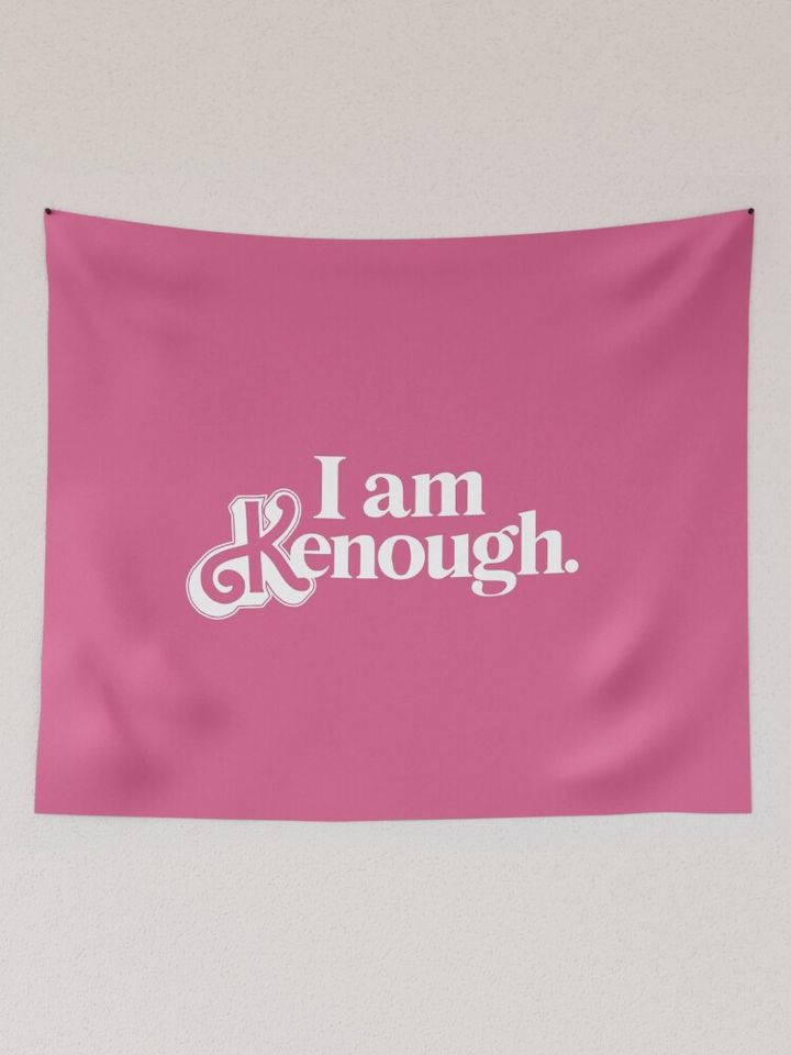 I Am Kenough Barbie Movie Tapestry