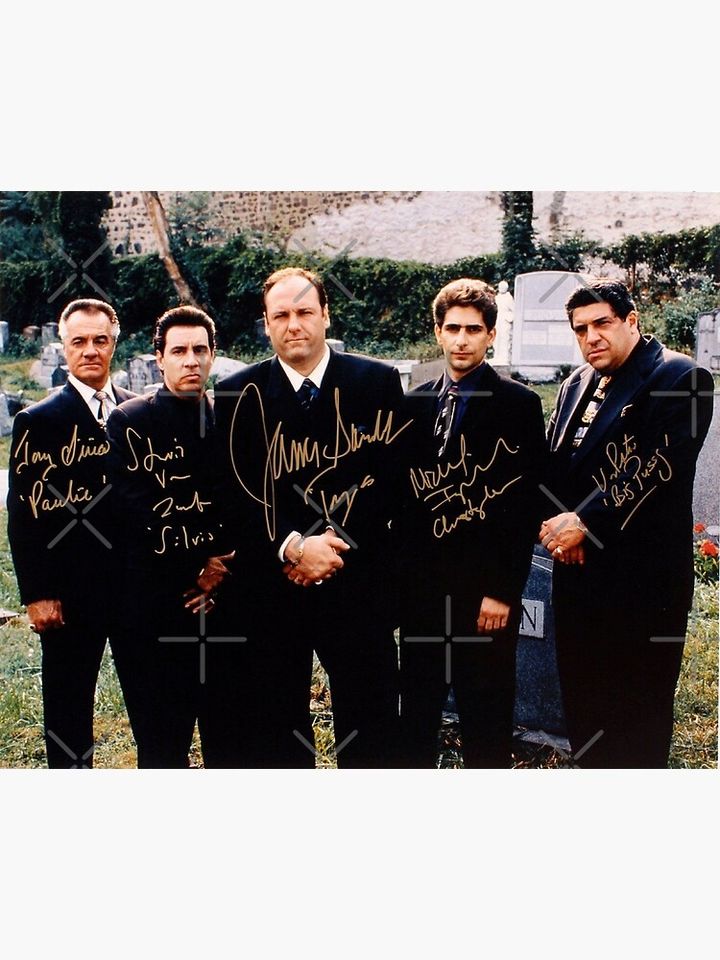 The Sopranos Cast Vintage Premium Matte Vertical Poster