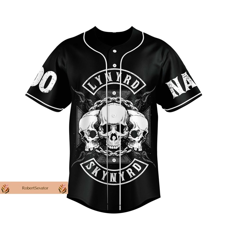 Custom Lynyrd Skynyrd Jersey, Lynyrd Skynyrd Jersey Shirt