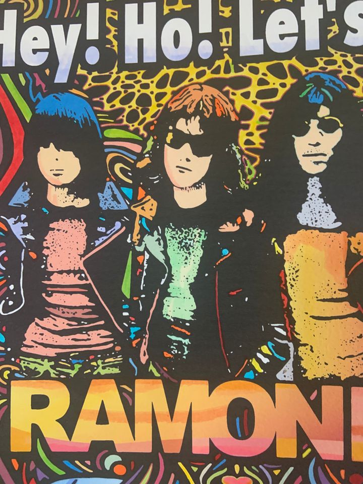 RAMONES, Hey Ho Let's Go Poster