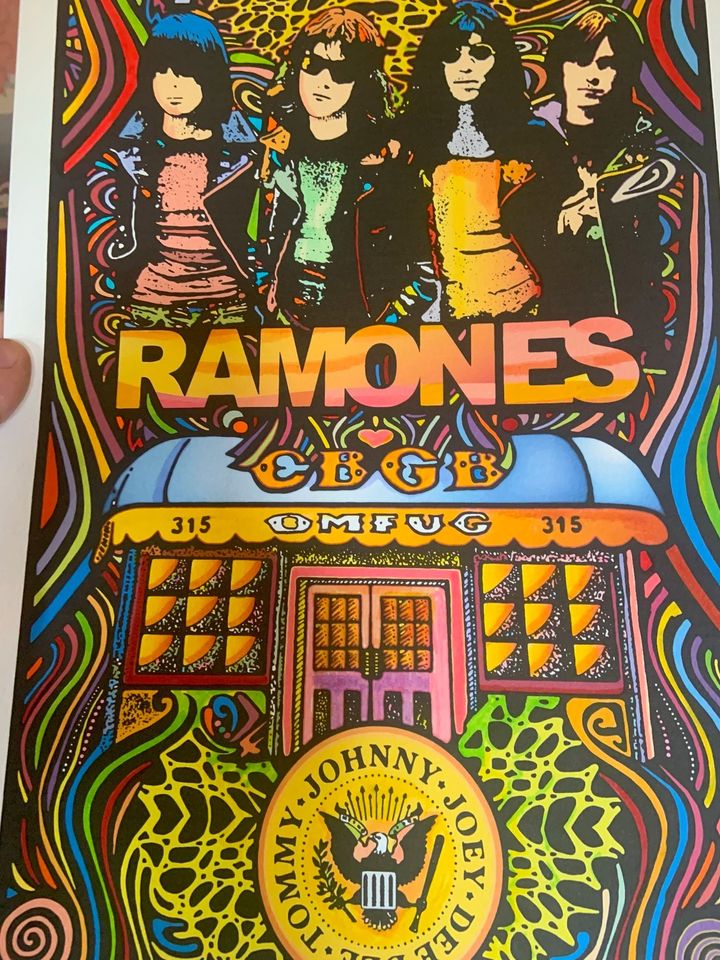 RAMONES, Hey Ho Let's Go Poster
