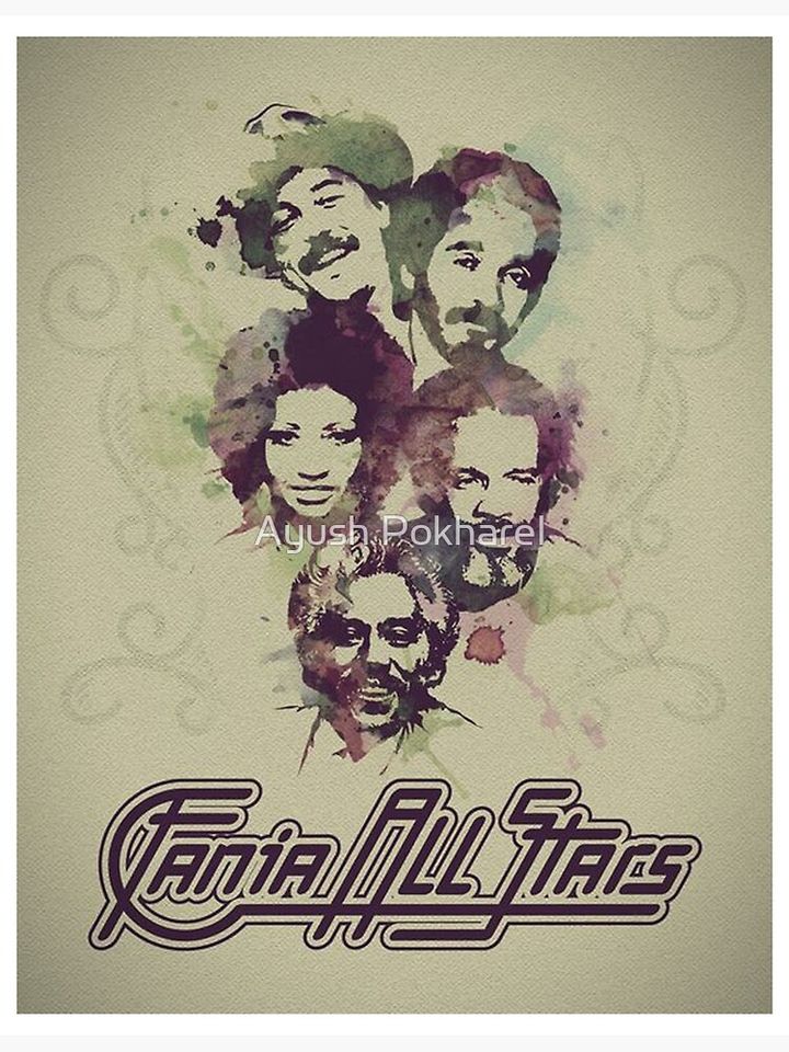 Fania All Stars Premium HQ Poster Premium Matte Vertical Poster