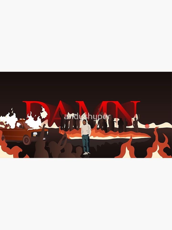 Kendrick Lamar - DAMN. poster Premium Matte Vertical Poster