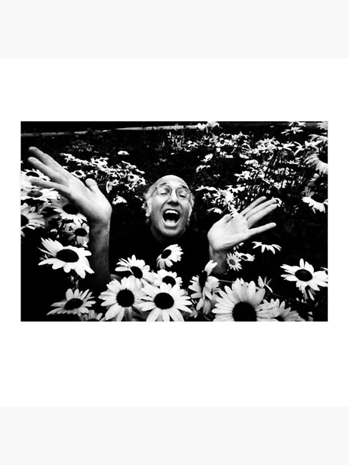 Larry David is my Mood Flower Premium Matte Vertical Poster