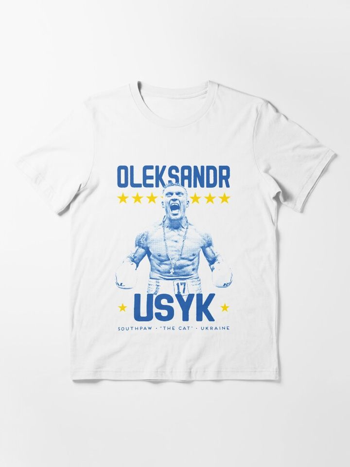 Oleksandr "The Cat" Usyk vintage boxing poster T-Shirt