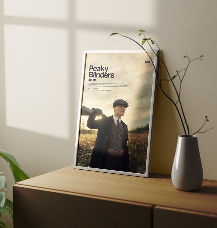 Peaky Blinders Poster - Peaky Blinders Tv Show Print