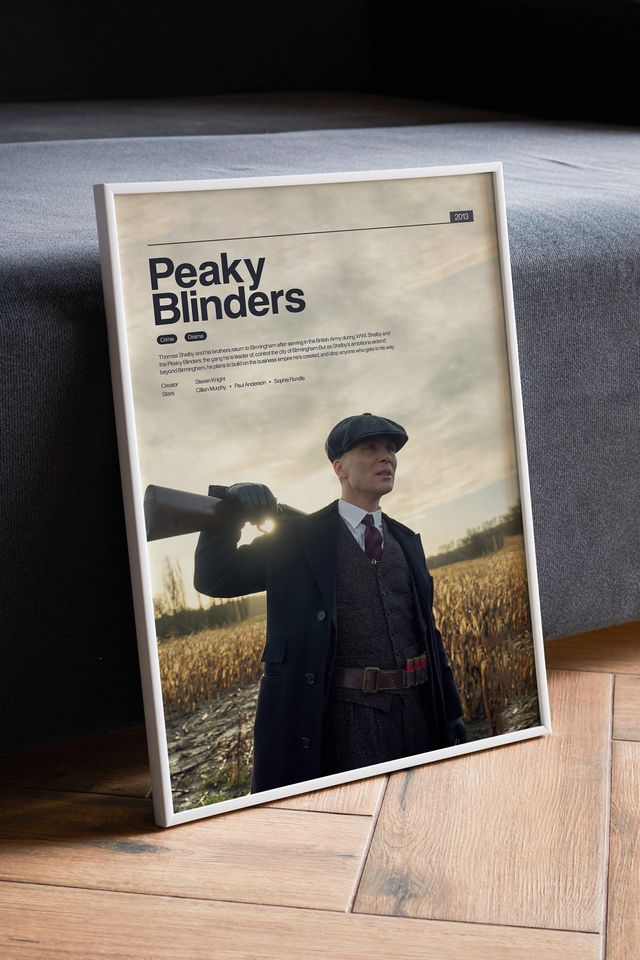 Peaky Blinders Poster - Peaky Blinders Tv Show Print
