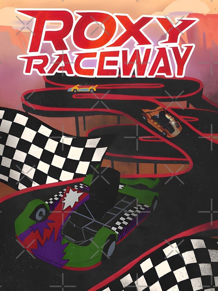 Fnaf Roxy Raceway Premium Matte Vertical Poster