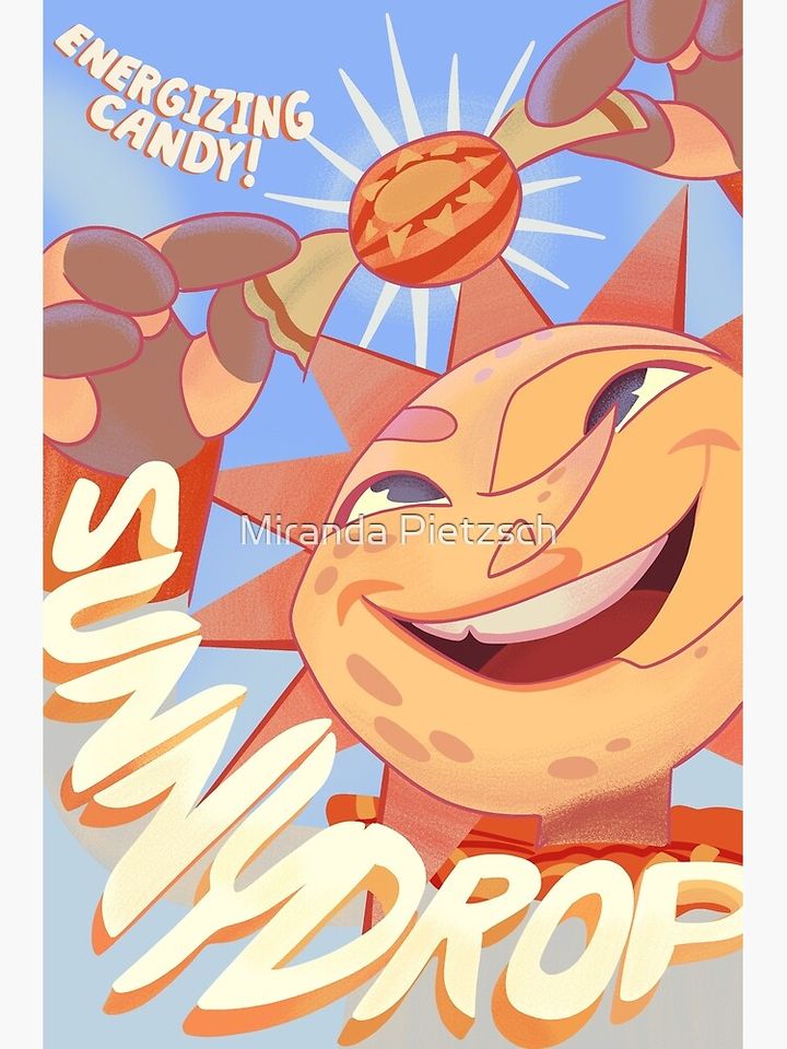 SUNDROP FNAF Security Breach In Game Poster Premium Matte Vertical Poster