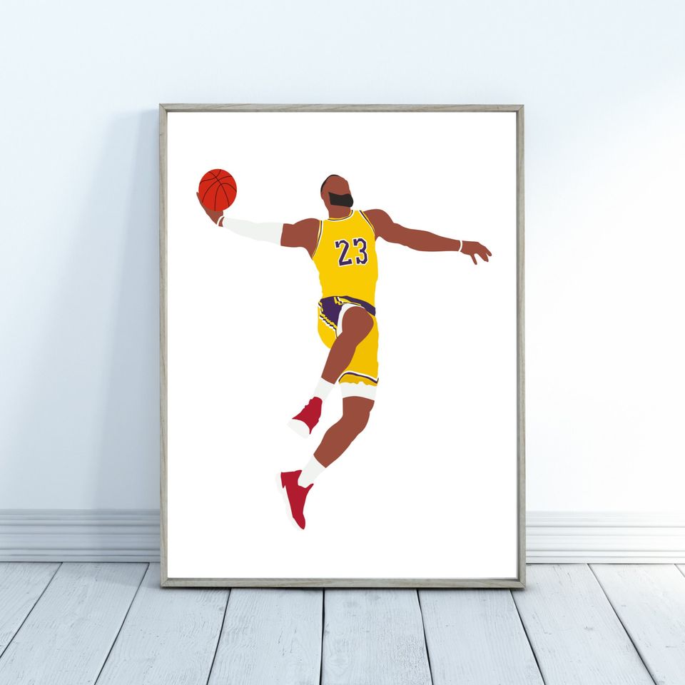 LeBron James Dunk Poster