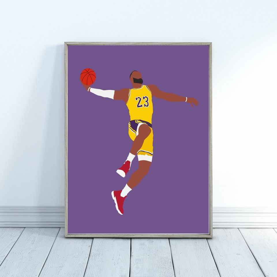LeBron James Dunk Poster
