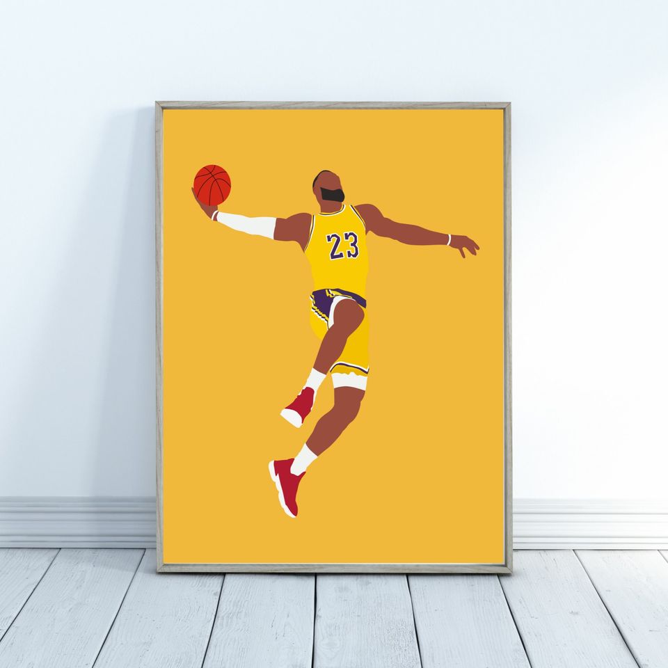 LeBron James Dunk Poster