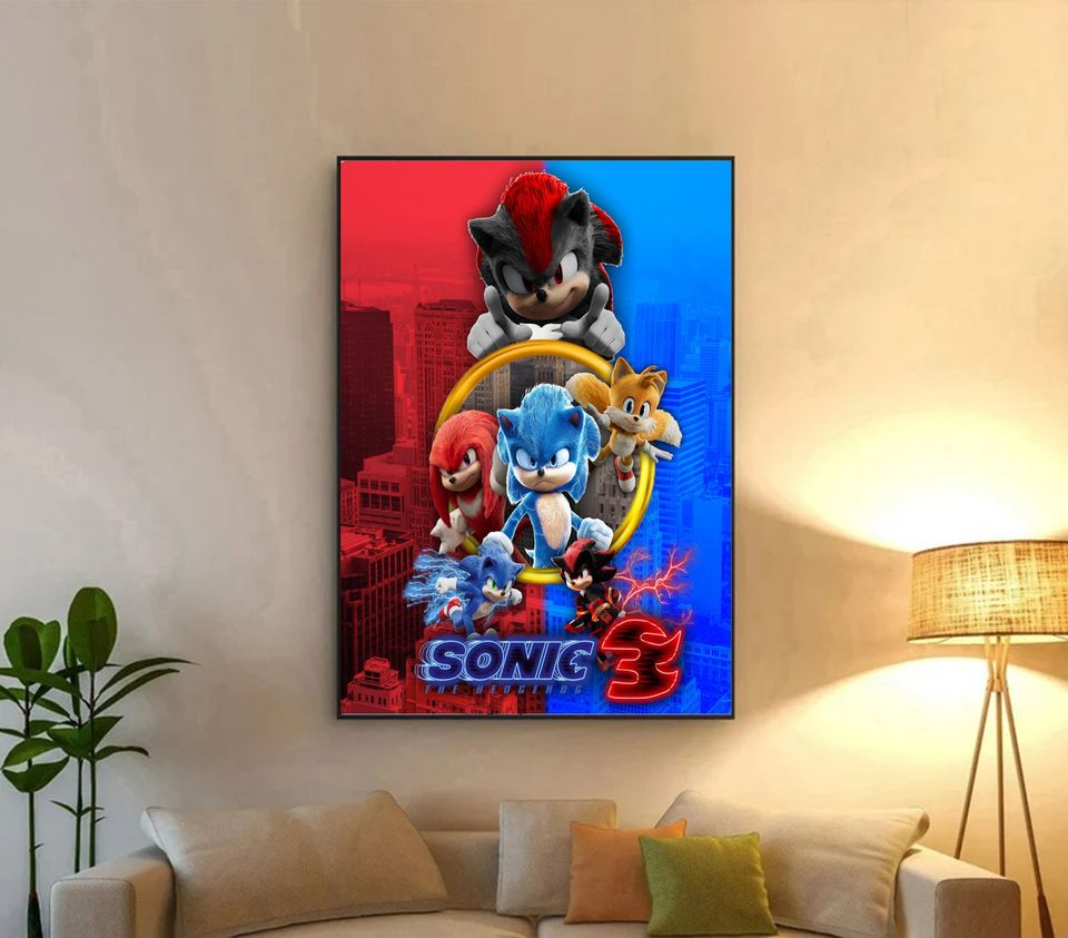Sonic The Hedgehog 3 Poster