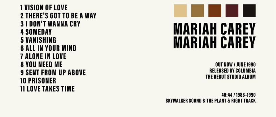 Mariah Carey, Mariah Carey Poster