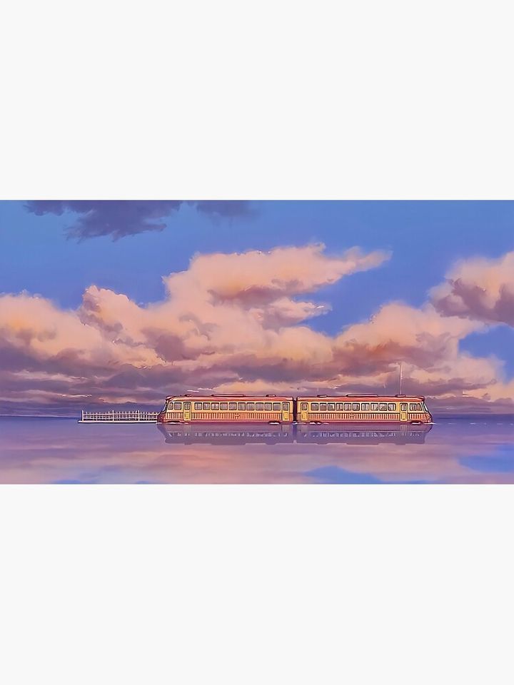 Spirited Away Train Premium Matte Vertical Poster