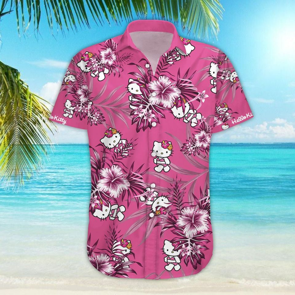 Hello Kitty Hawaiian Shirt Ver2