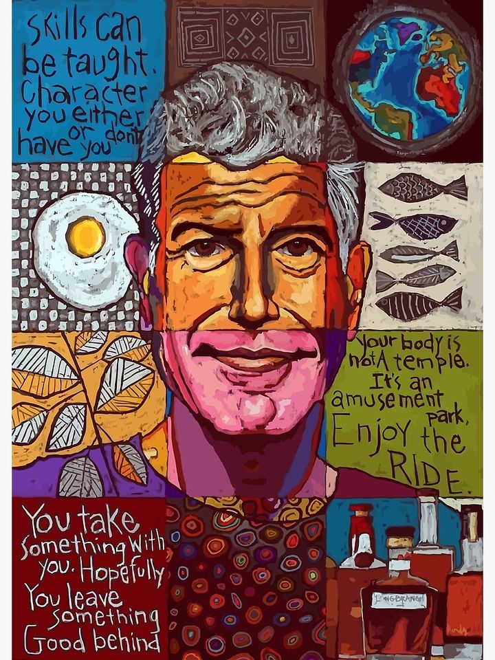 Anthony Bourdain Premium Matte Vertical Poster