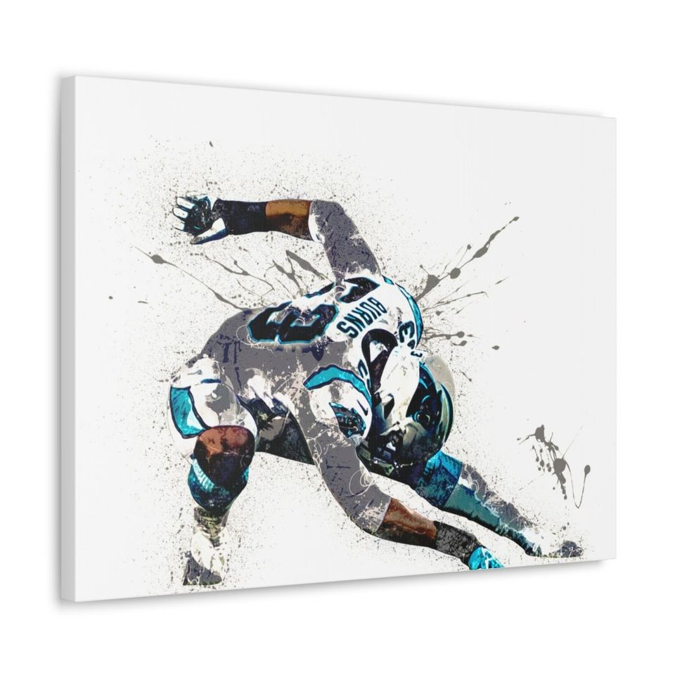 Brian Burns Poster, Carolina Panthers