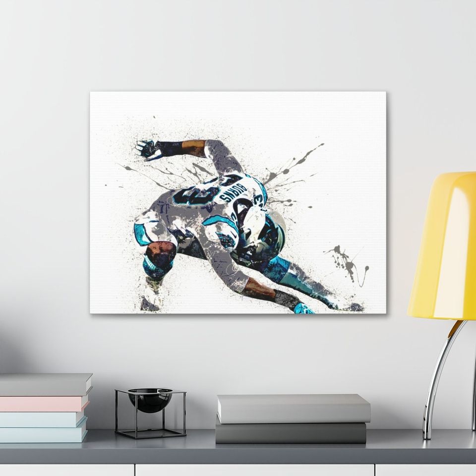 Brian Burns Poster, Carolina Panthers