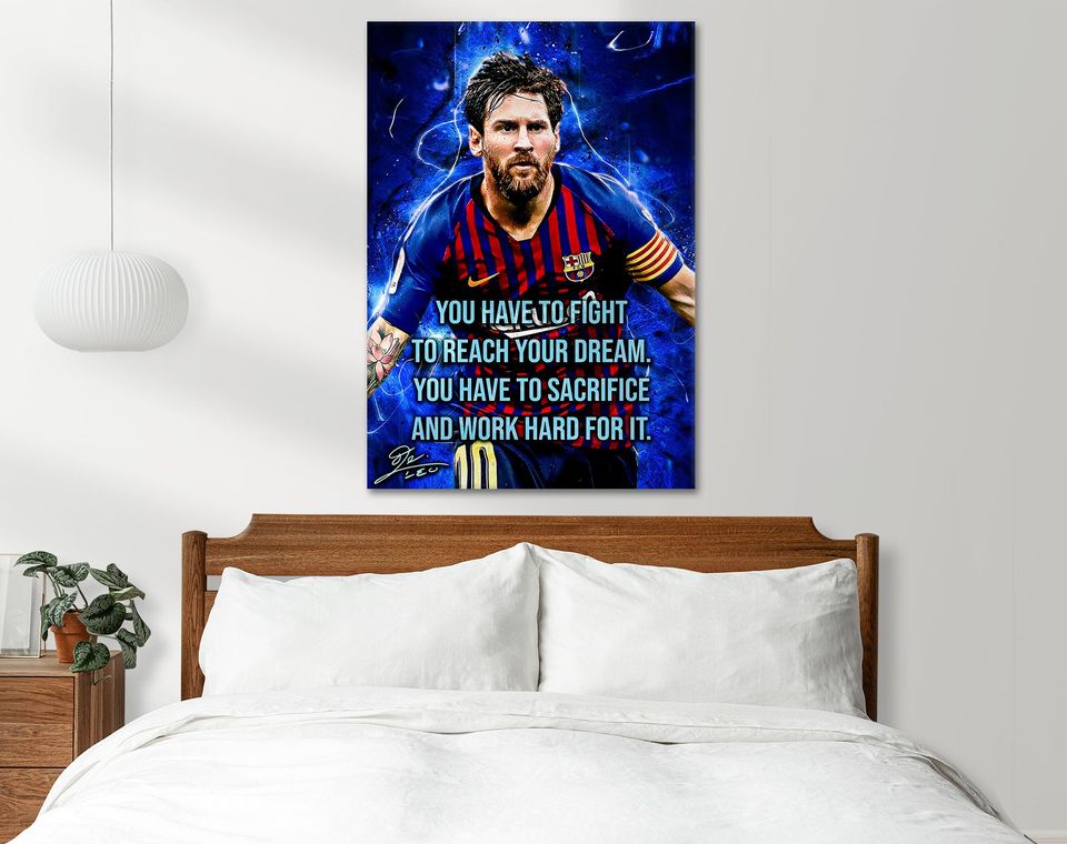 Lionel Messi 10 Football Legends Poster