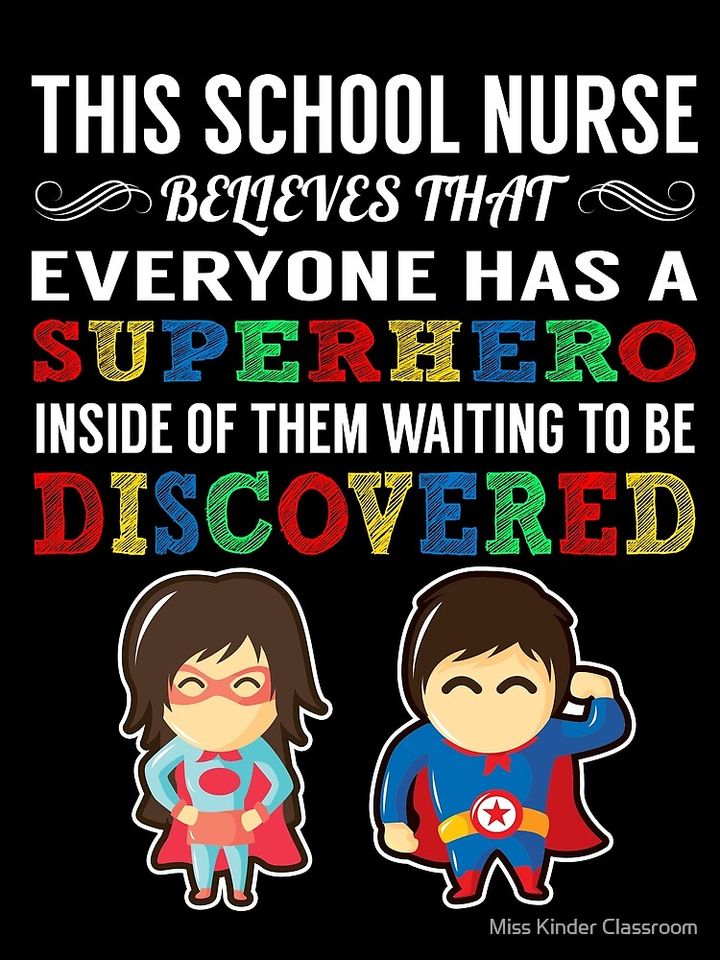 School Nurse Superhero Premium Matte Vertical Poster