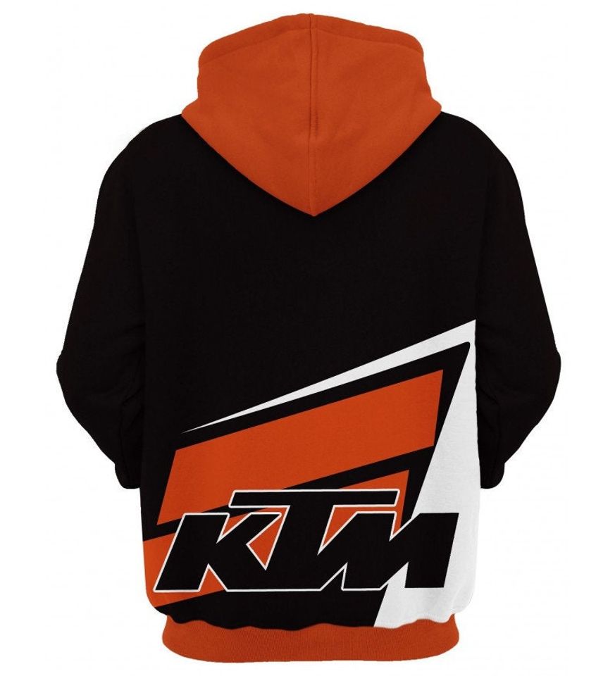 Cool 3D Printed Hoodie KTM Racing