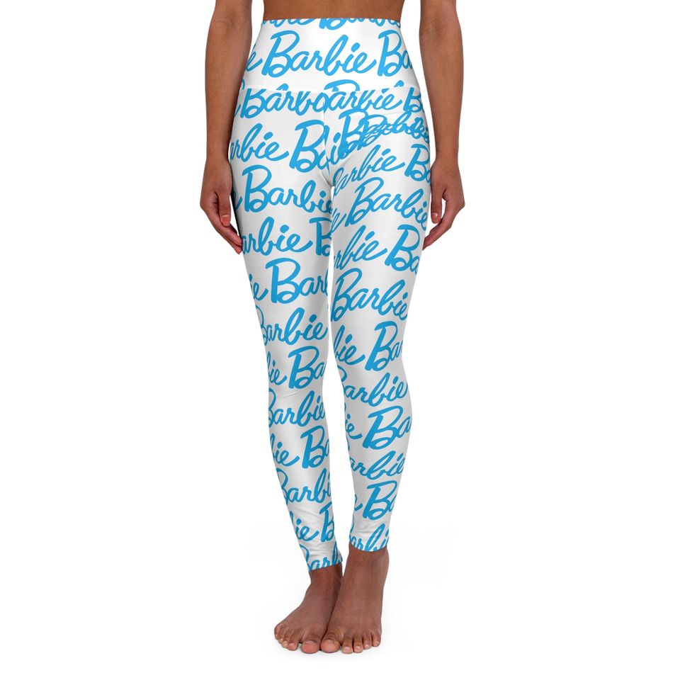 Barbie Blue High Waisted Yoga Leggings