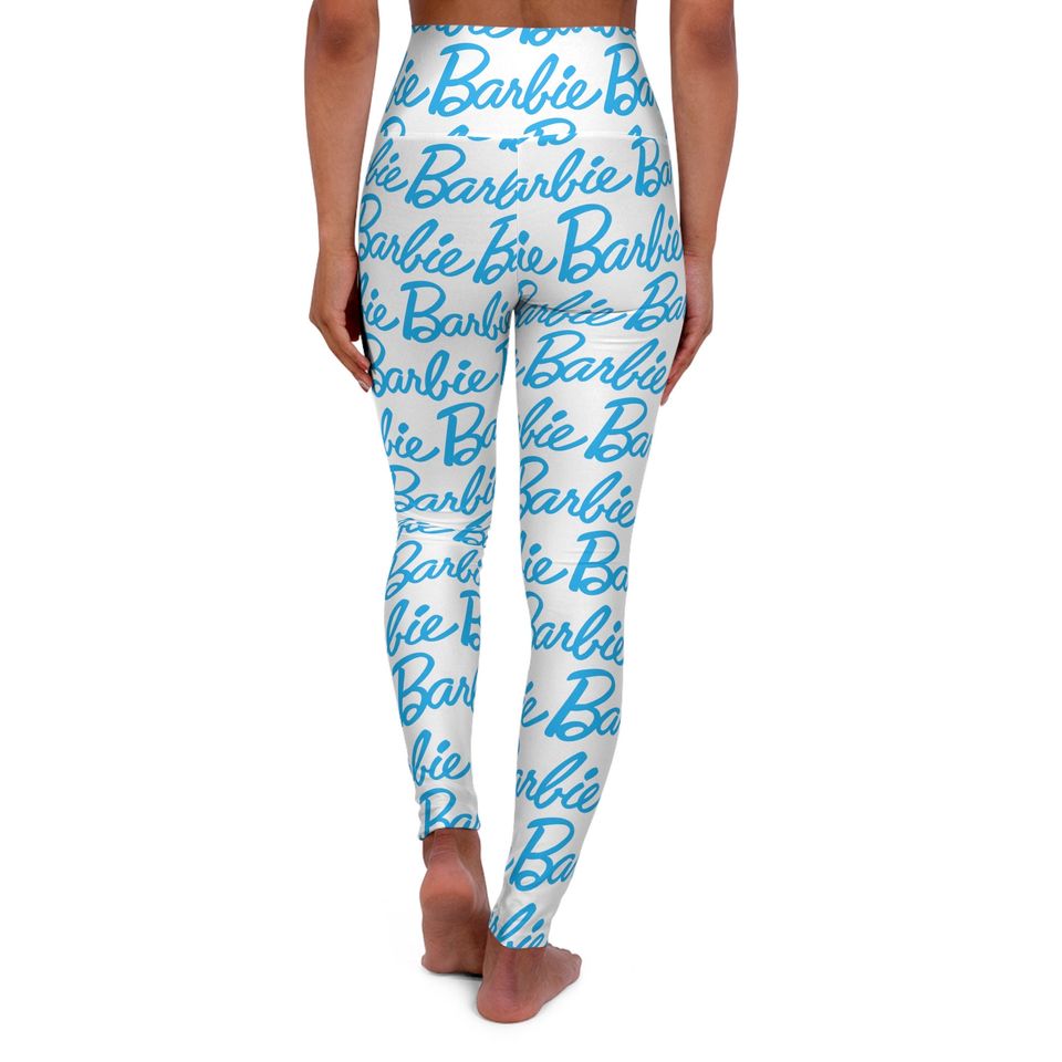 Barbie Blue High Waisted Yoga Leggings