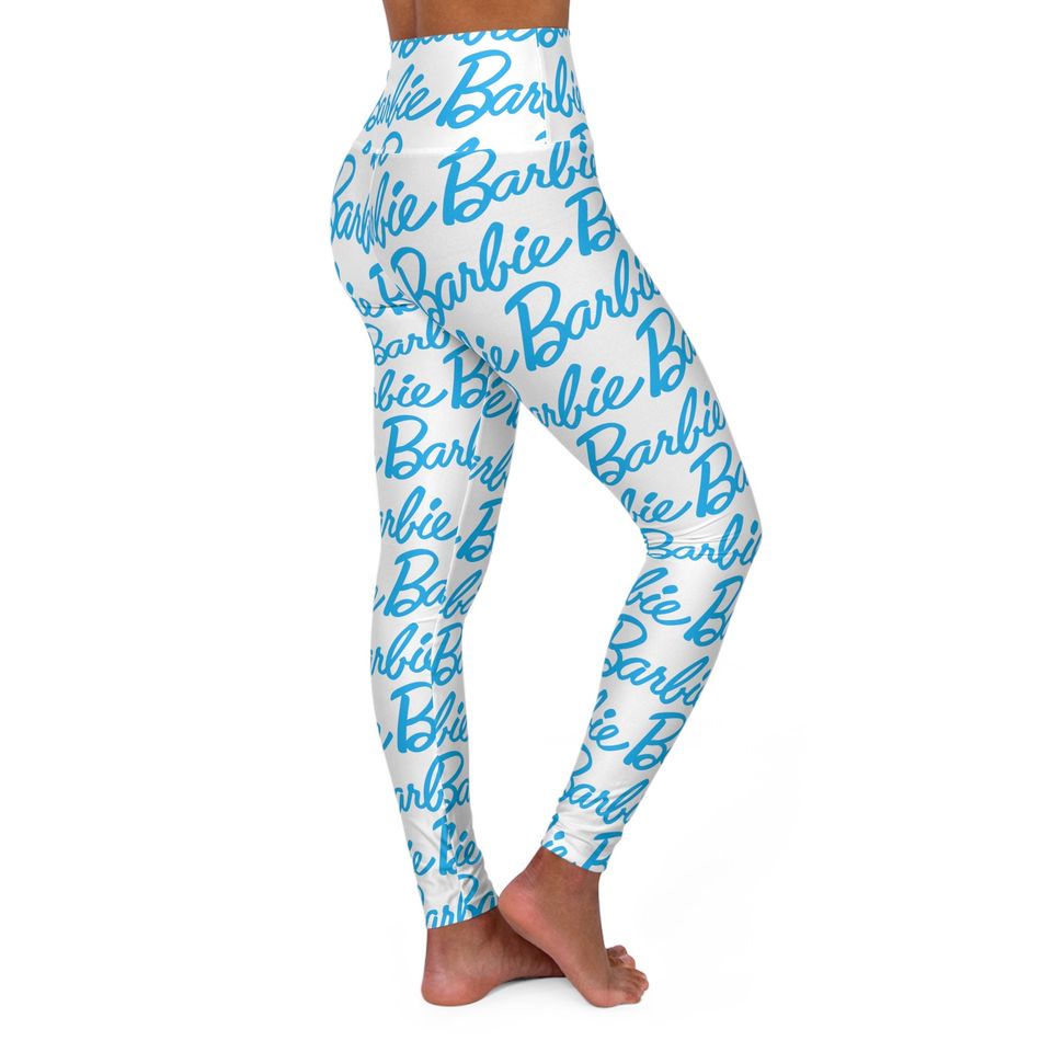 Barbie Blue High Waisted Yoga Leggings