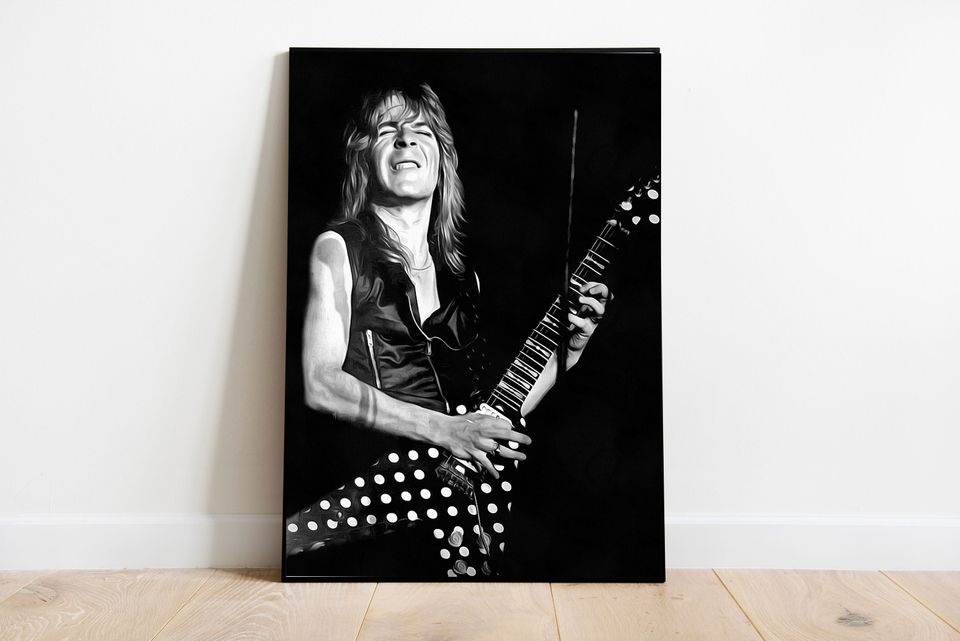 Randy Rhoads Art Real Poster