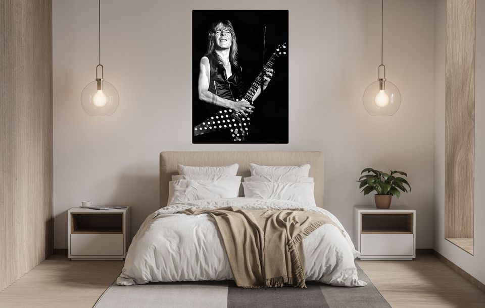 Randy Rhoads Art Real Poster