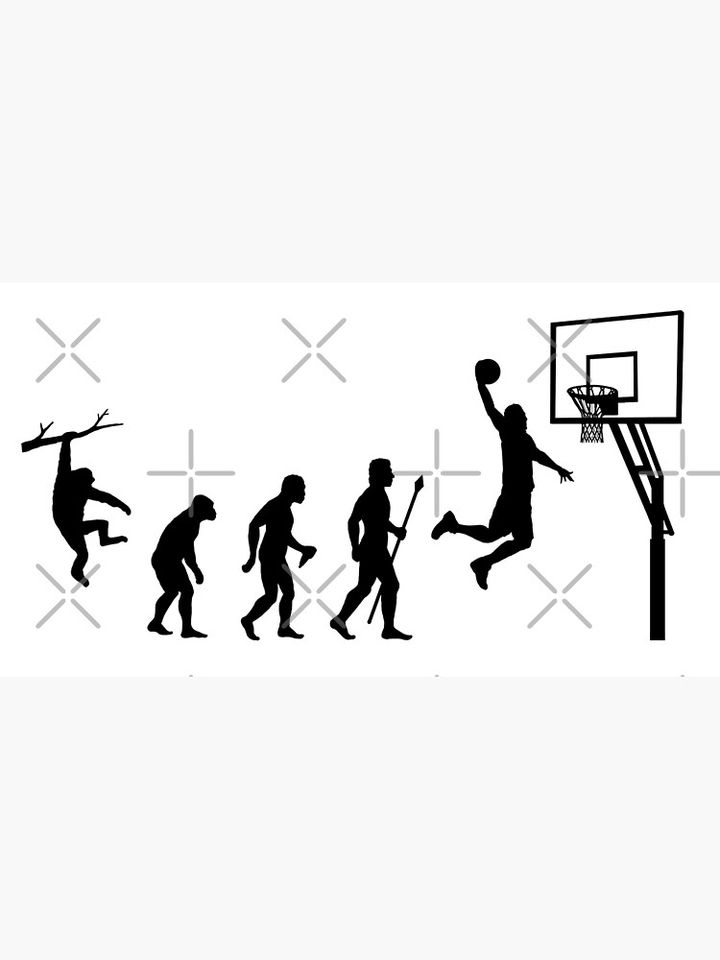 Basketball Evolution Premium Matte Vertical Poster