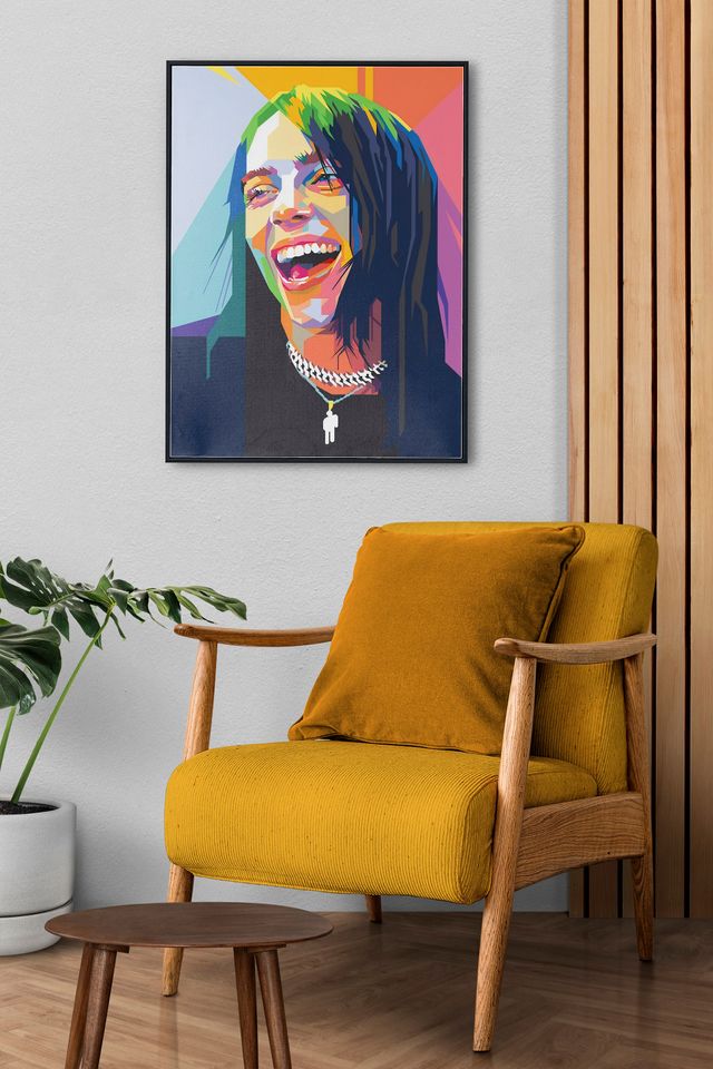 Billie Eilish Poster,Billie Eilish Pop Art Poster